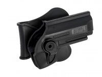 Swiss Arms Poly Holster fits various Taurus PT92, Beretta 92 Air &#038; Airsoft Pistols, Black