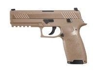 SIG Sauer P320 CO2 Pistol, Metal Slide, Coyote Tan