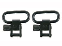 GrovTec Locking Swivels, 1&#34; Loop, Black