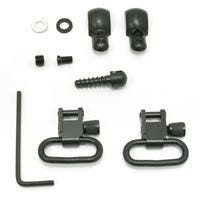 GrovTec Swivel Set, Wood Screws, Fits Some Lever-Action &#038; Tube-Mag Rifles &#038; Carbines, 1&#34; Loops, Black Oxide