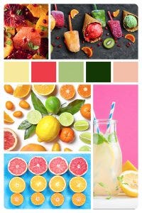 It's a delicious summer mood board from Girl Vs. City | www.girlvscity.com