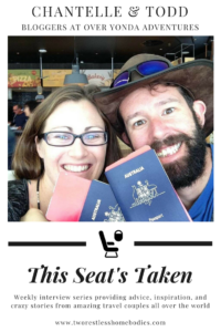 This Seat's Taken - Chantelle & Todd of Over Yonda Adventures | on Two Restless Homebodies