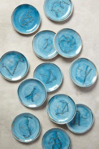 Zodiac Trinket Dish, Anthropologie, Virgo Gift Ideas