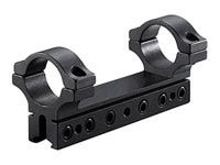 BKL 1-Pc Mount, 4&#34; Long, 1&#34; Rings, 3/8&#34; or 11mm Dovetail, 6 Base Screws, Matte Black