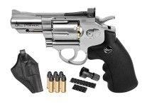 Dan Wesson 2.5&#34; CO2 Pellet Revolver Kit, Silver