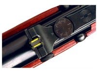 Weihrauch Rear TruGlo Fiber Optic Sight, Fits Select HW Rifles