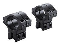 BKL 1&#34; Rings, 3/8&#34; or 11mm Dovetail, Double Strap, Matte Black