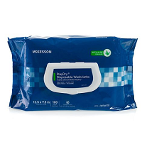 McKesson StayDry Scented Soft Pack Disposable Washcloths