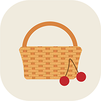 An icon of a picnic basket