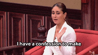 GIF of woman in courtroom saying “I have a confession to make”