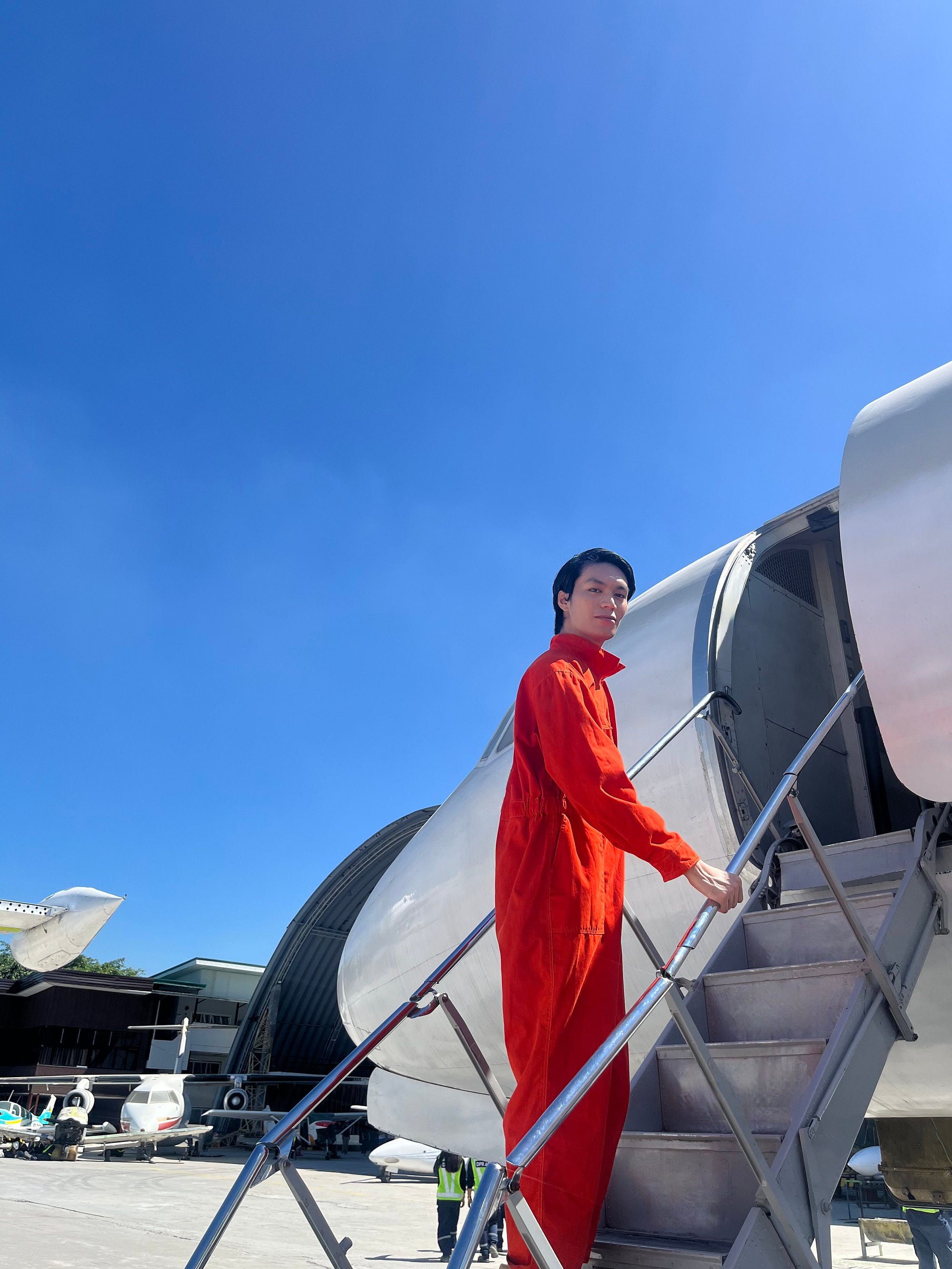 Model adding cabin crew to his resume