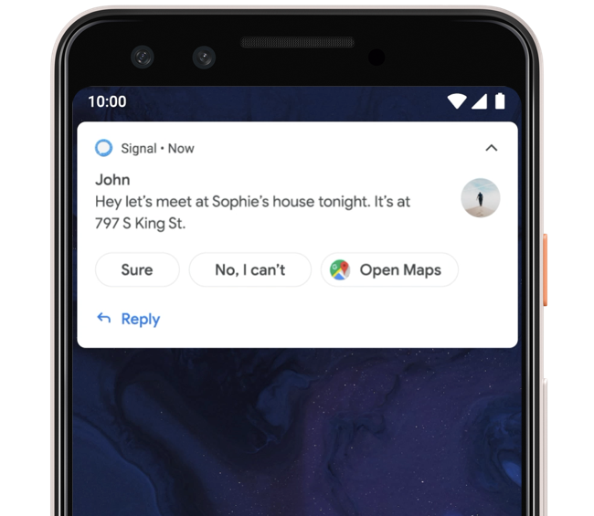 Source: [Android Developers](https://developer.android.com/about/versions/10/highlights)
