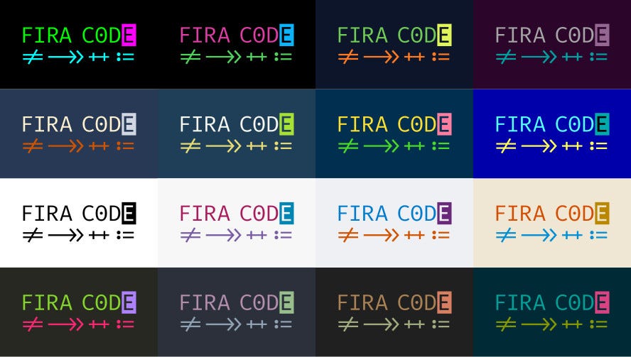 Fira code