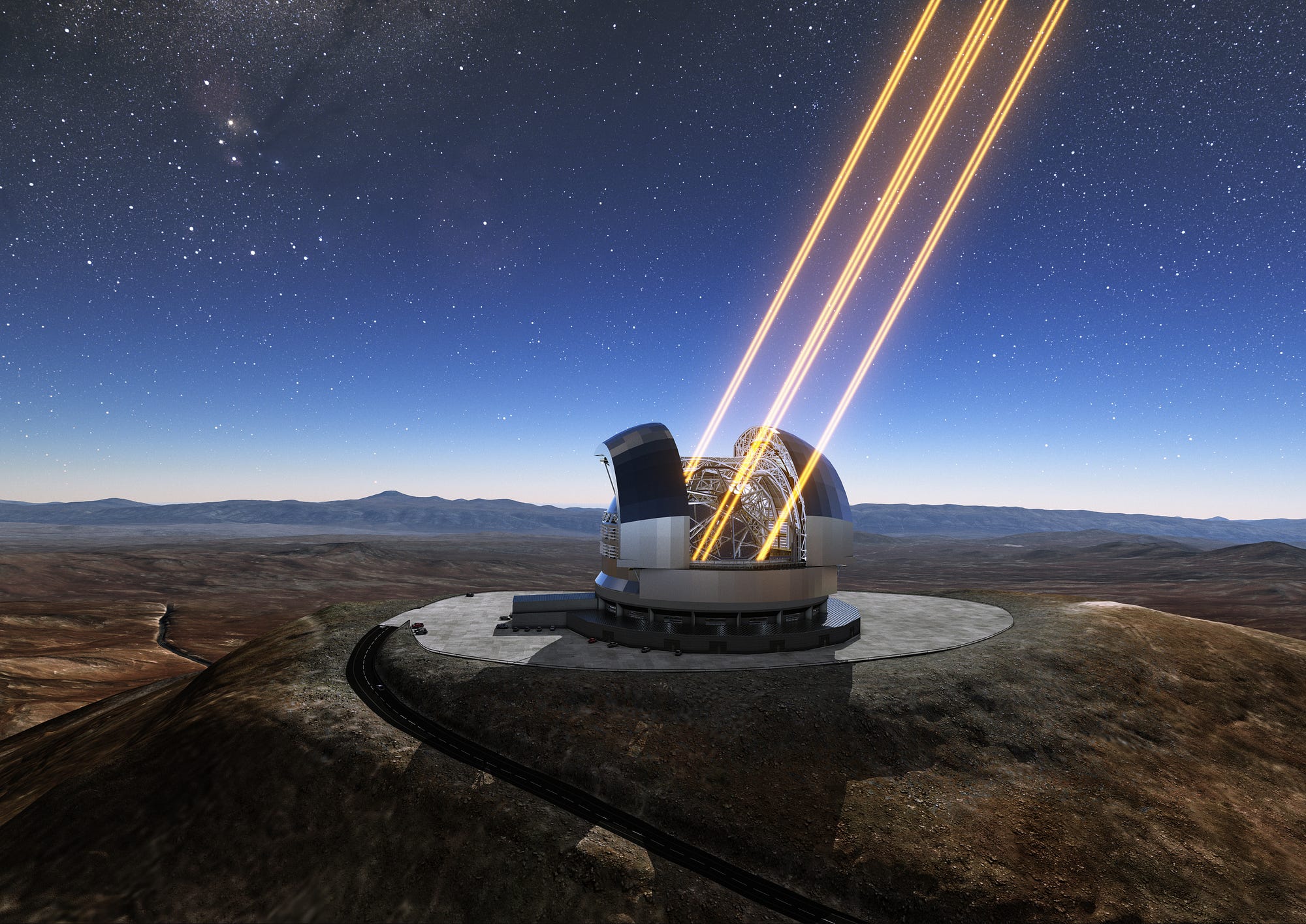 Elt Il Telescopio Più Grande Del Mondo Spazio Tempo Luce Energia