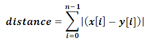 Manhattan distance formular source: blogspot.com