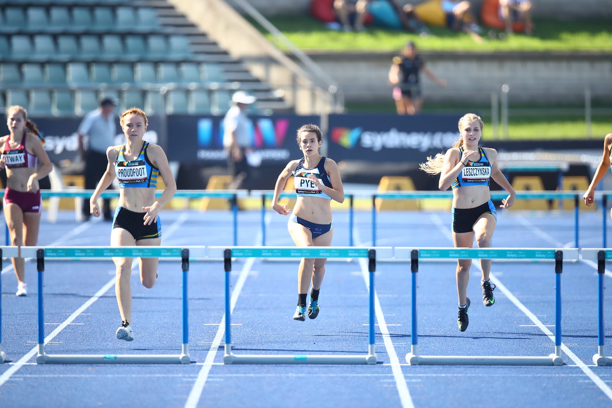 hurdles on the track and in the classroom