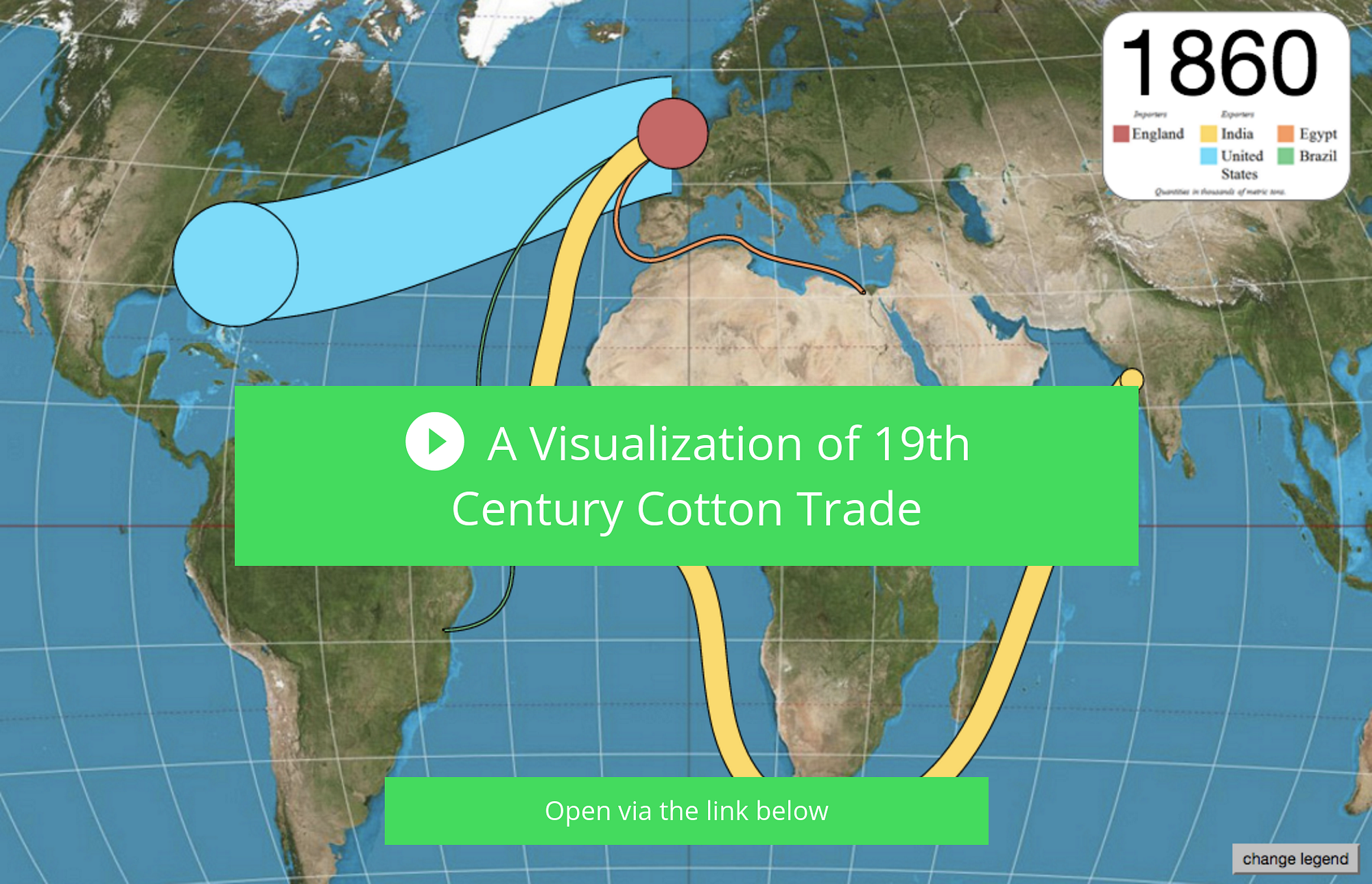 Visualizing 19th Century Cotton Trade Peter Gault
