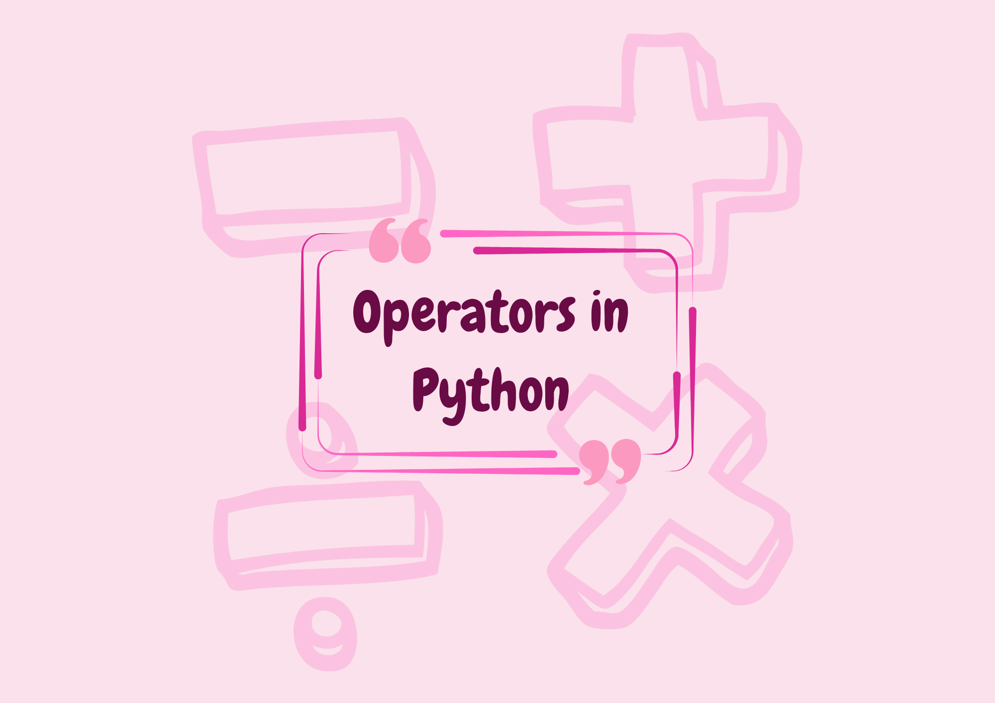 Operators in Python