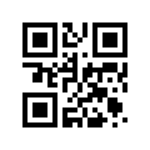 A QR code that contains the text “Hello world!