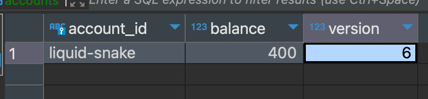 This is the account data