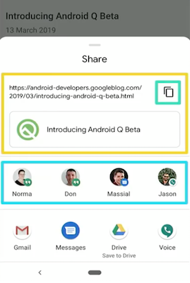 Android Share Sheet