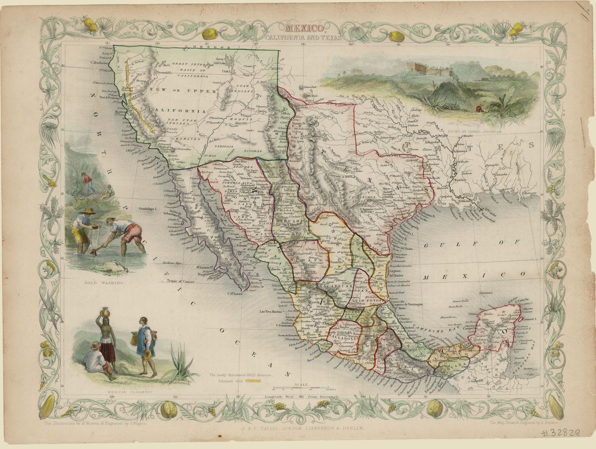 Mexico, California and Texas, 1851 – Save Texas History – Medium