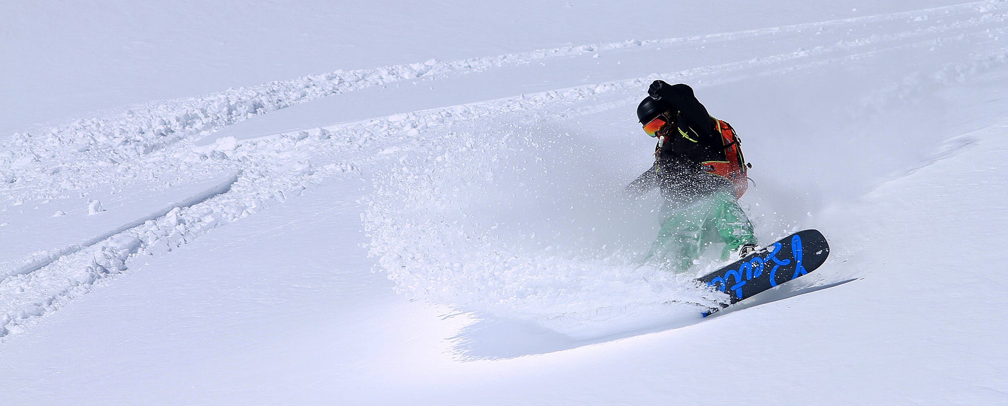Top tips for riding powder on a snowboard James Streater Medium
