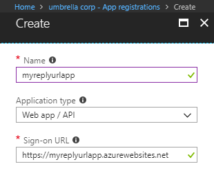 Create App Registration