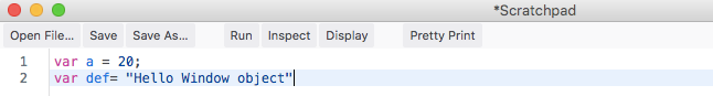 firefox scratchpad