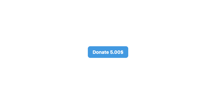 Donation Button using React Stripe and Tailwind