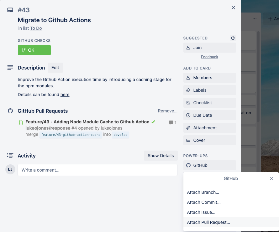 Github data being pulled straight into Trello makes your life way easier.