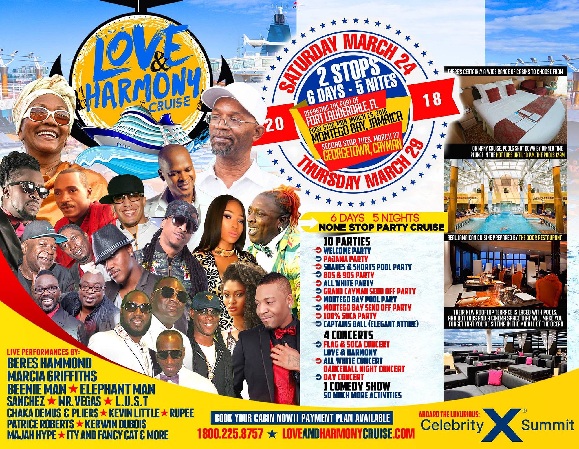 THE 2ND ANNUAL LOVE AND HARMONY CRUISE Artist Reviews & Caribbean