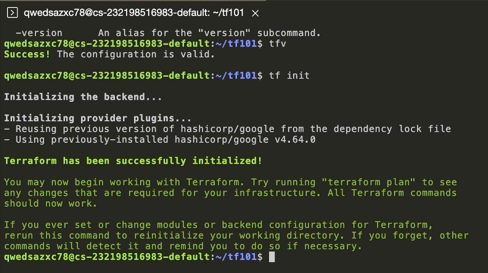 步驟二：terraform fmt -&gt; tf fmt與 terraform validate -&gt; tfv