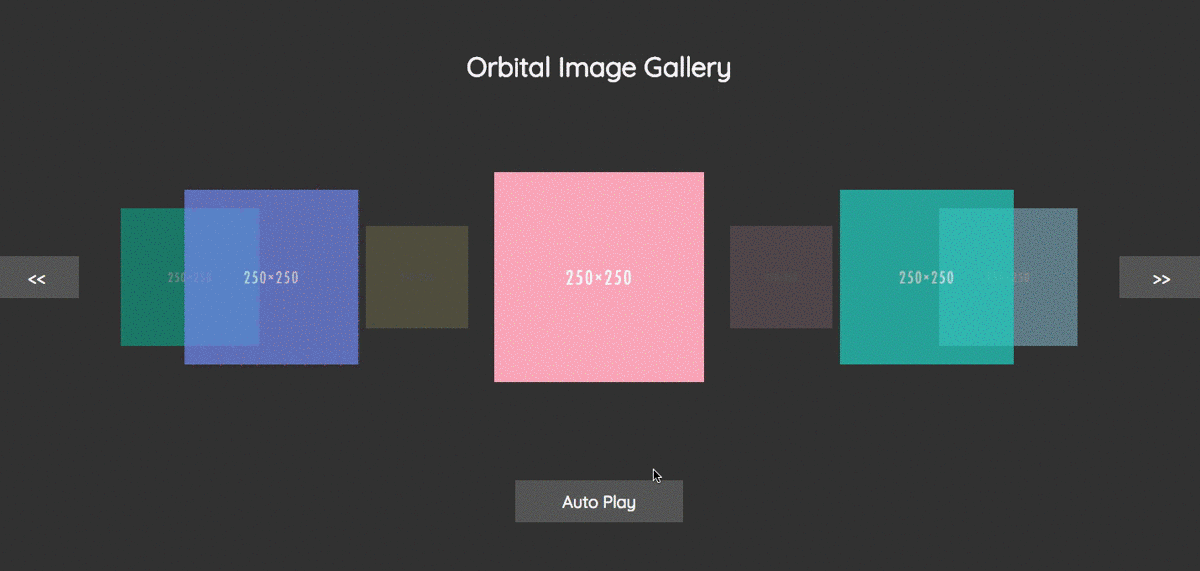 Orbital Image Gallery Demo