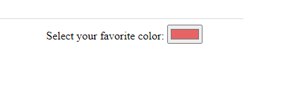 Color Picker HTML