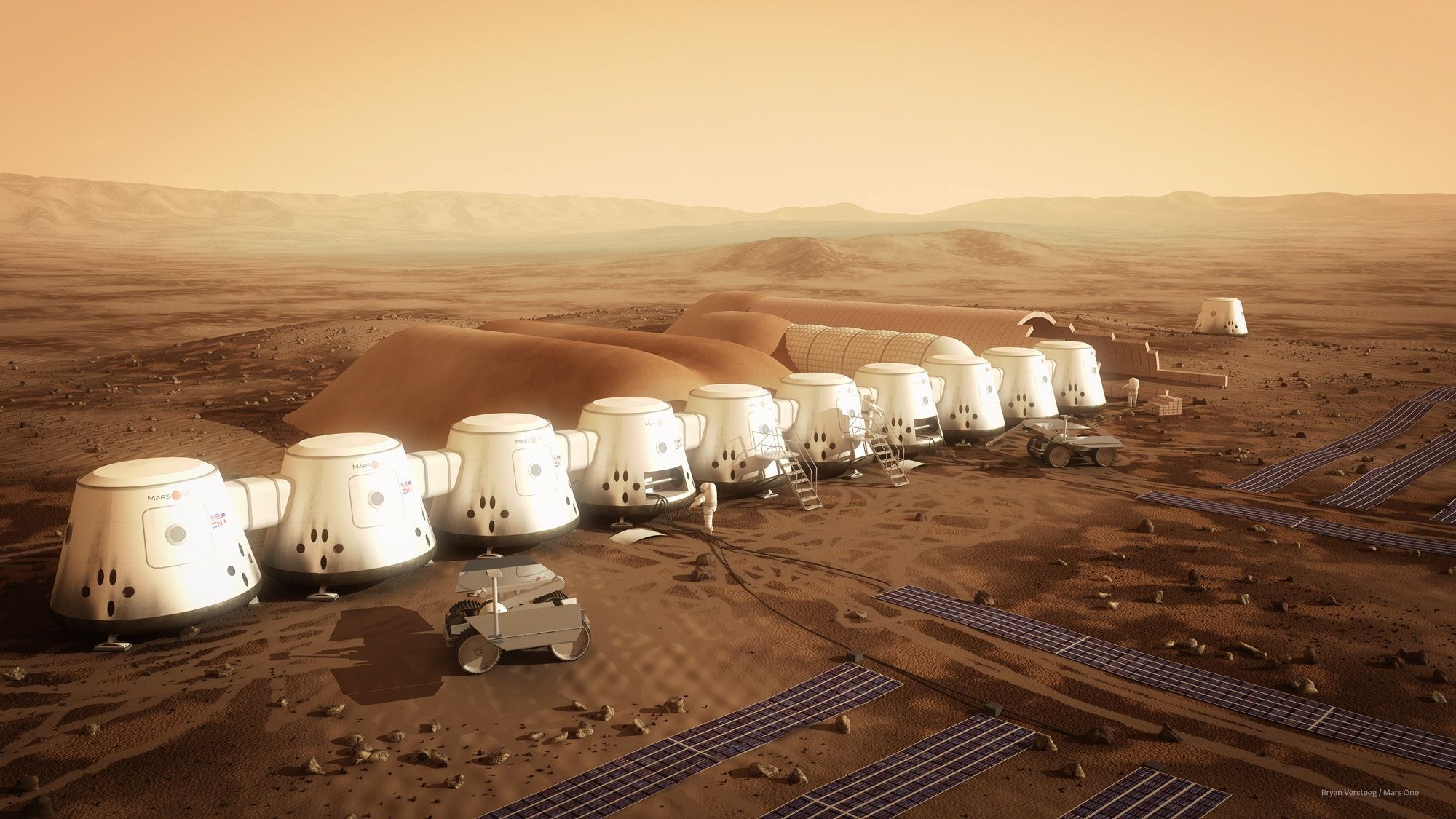 Mars man’s next frontier.