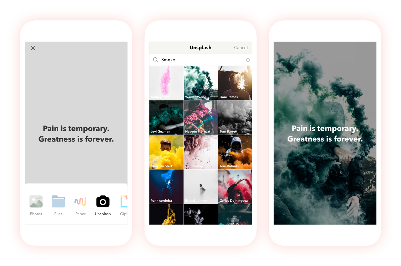 Unsplash Partners With Paste By Fiftythree To Reinvent Presentations