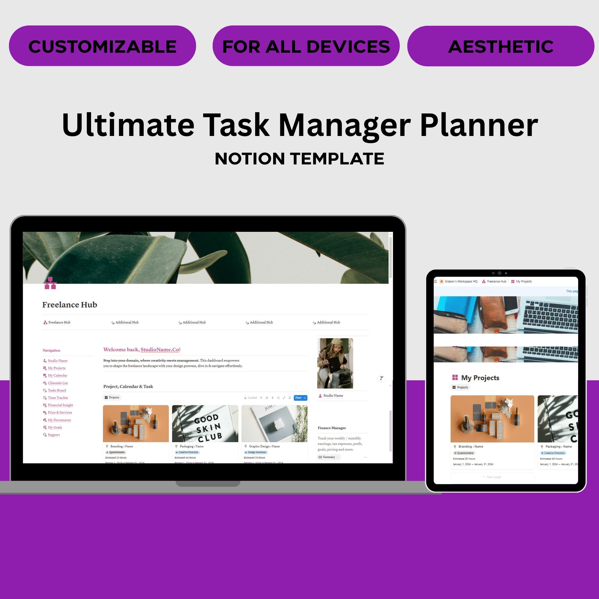 The Ultimate Notion Task Manager Template to Organize, Prioritize & Get Things Done