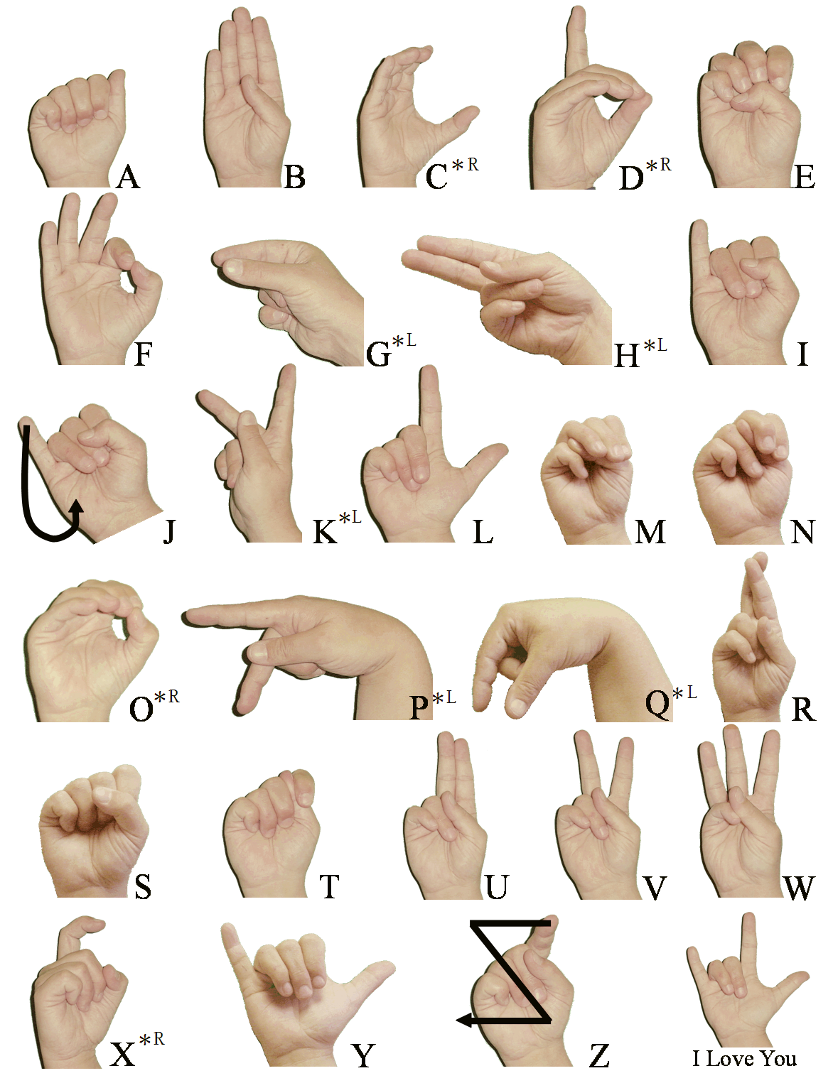 Which In Sign Language – Painless learning sign language alphabet placemat: amazon.co.uk