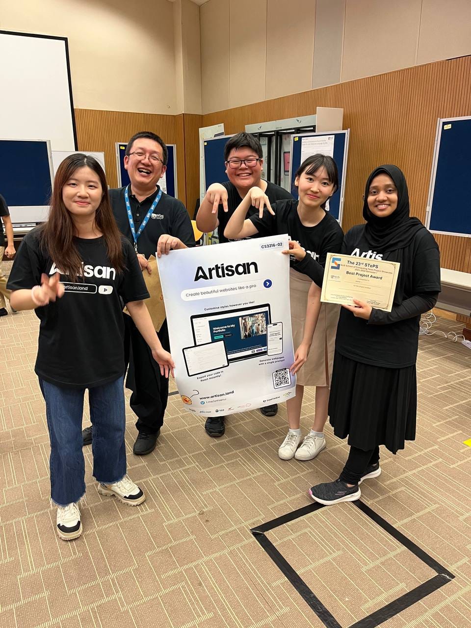 Team Artisan with Uncle Soo!