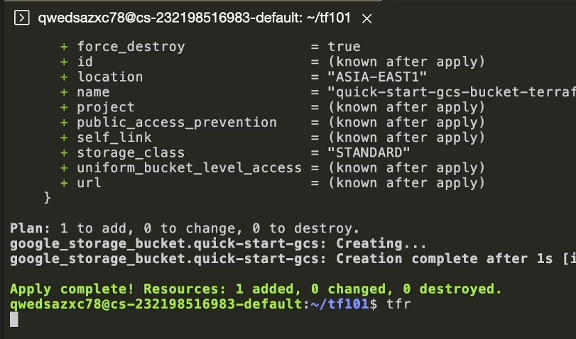 步驟五：terraform destroy -&gt; tfr