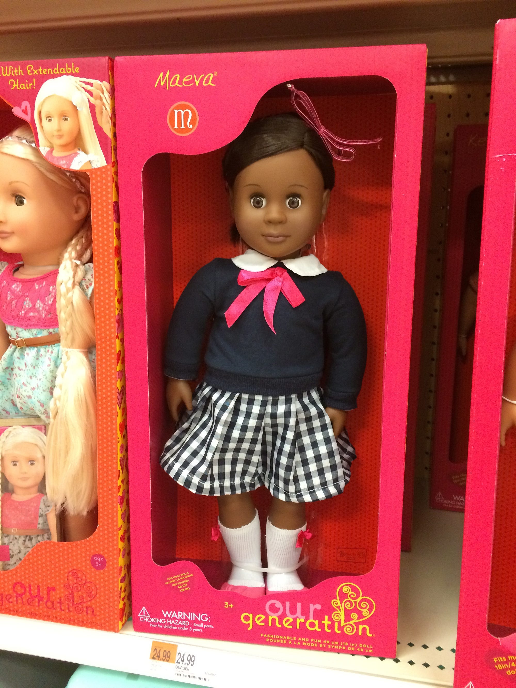 Why are all the white dolls sitting together on the Target ...