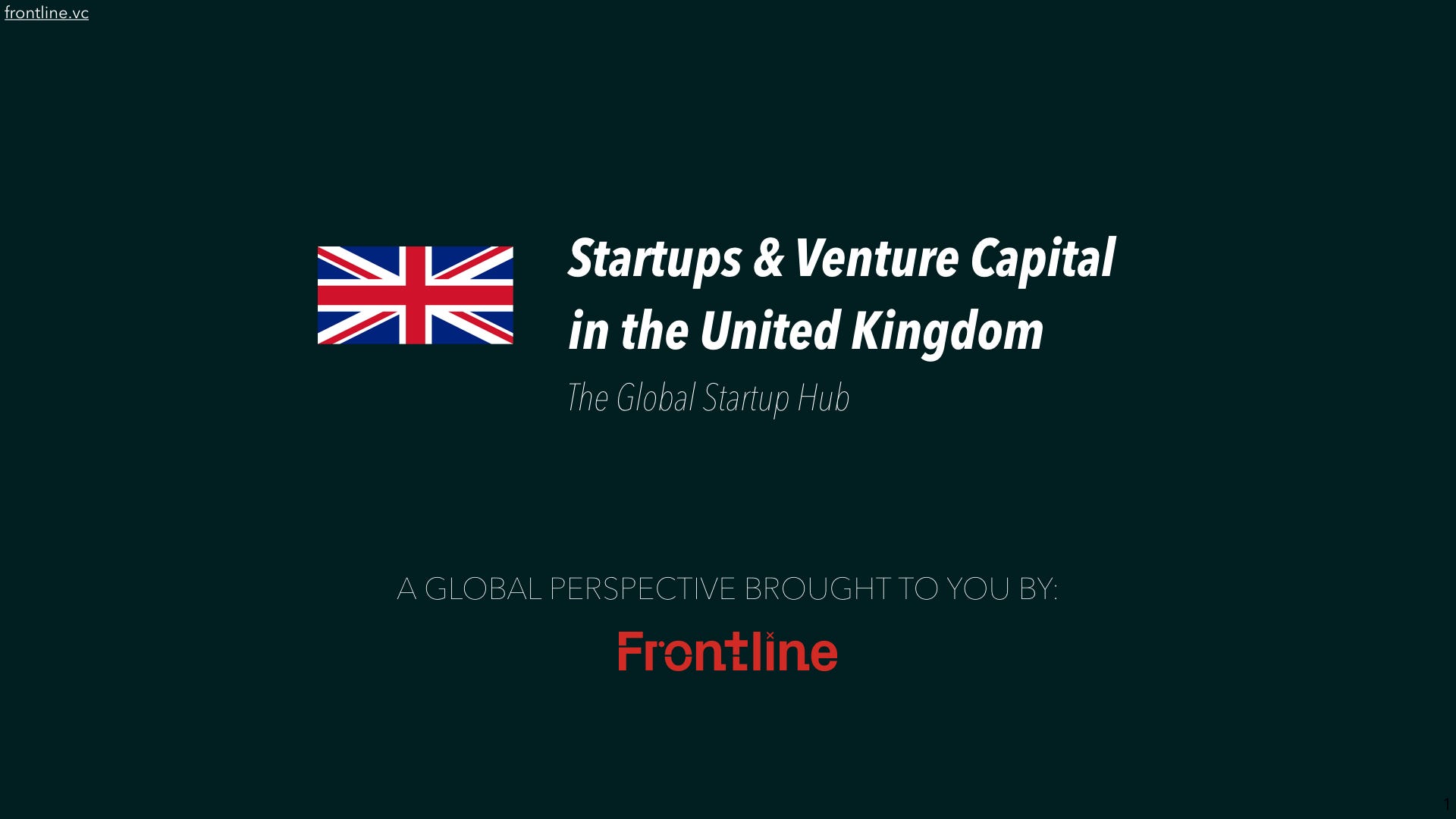 Startups Venture Capital in the United Kingdom - At the ...