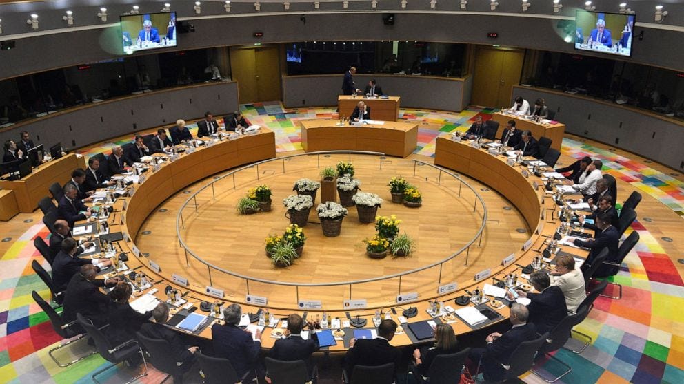 EU (Source: [ABC News](https://abcnews.go.com/Technology/wireStory/eu-leaders-fail-agree-2050-climate-goal-63845359))
