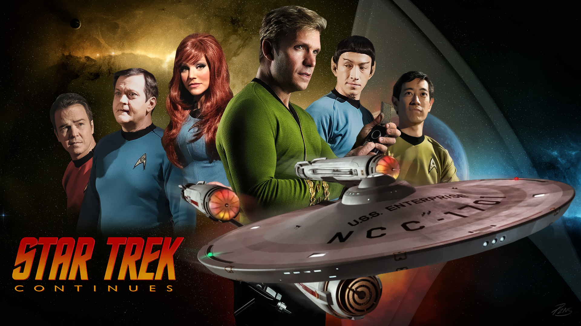 star trek continues cast and crew