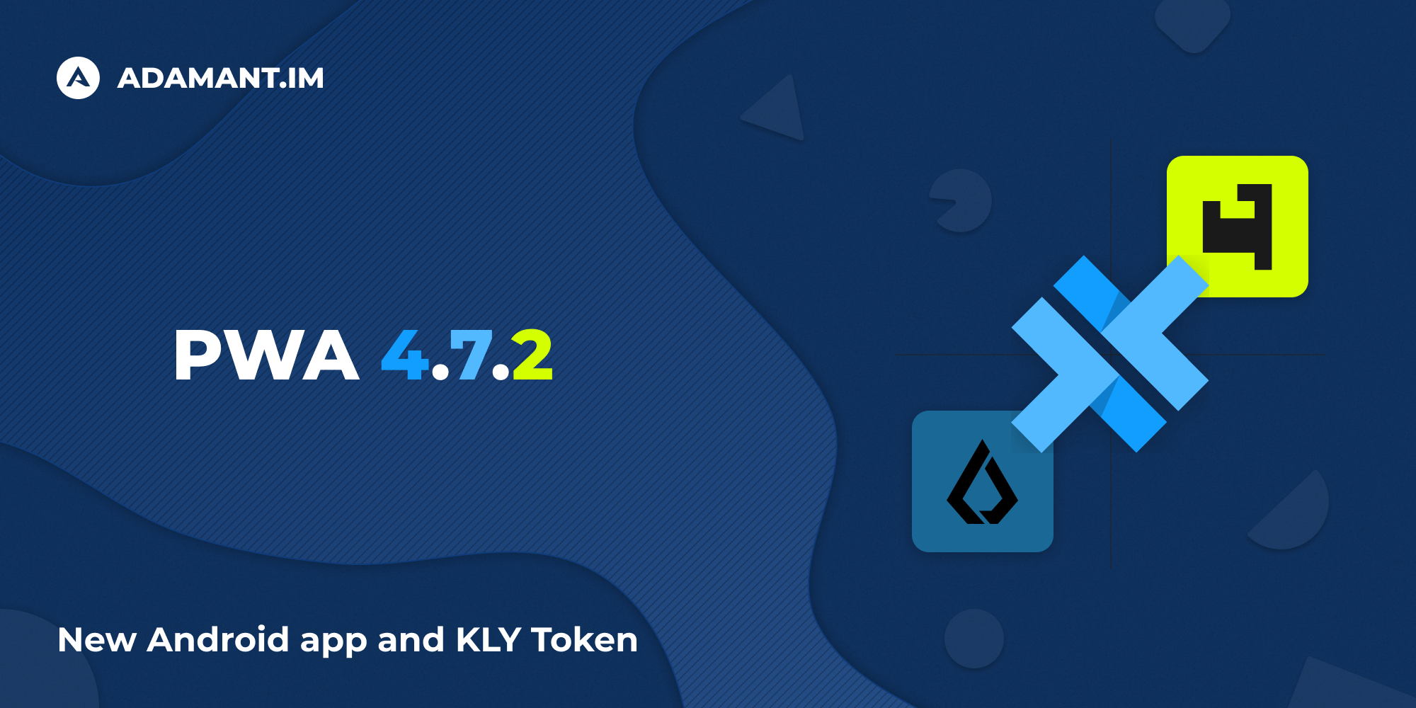 New Android app and KLY coin in the ADAMANT app v4.7.2