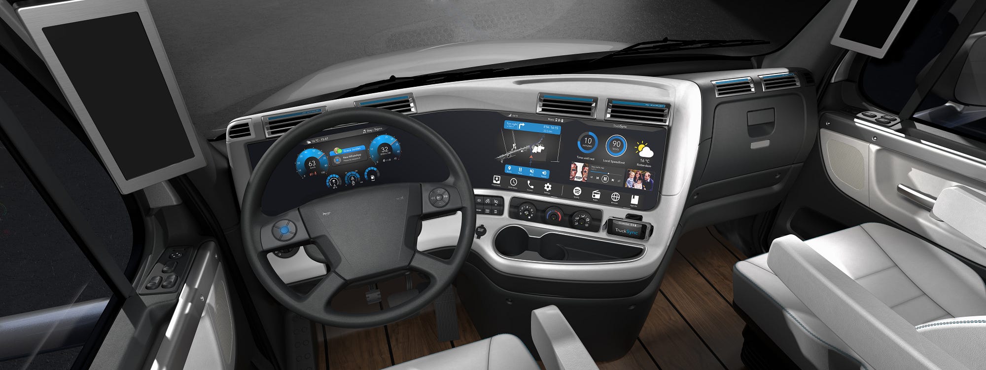 A personalized dashboard for truckers (concept) Car UI Medium