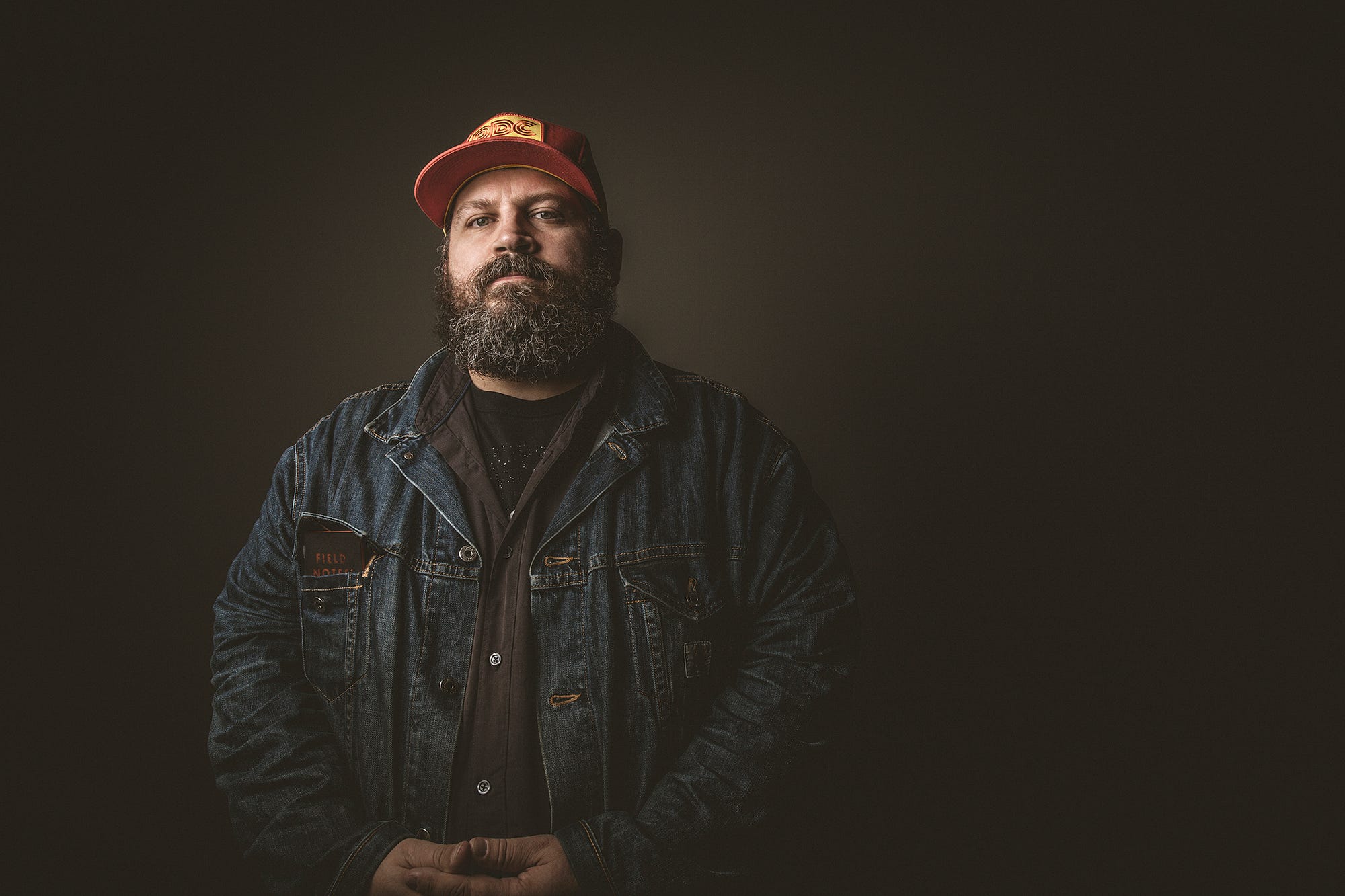 Meet Aaron James Draplin. Thick line maker at DDC and creator of Field