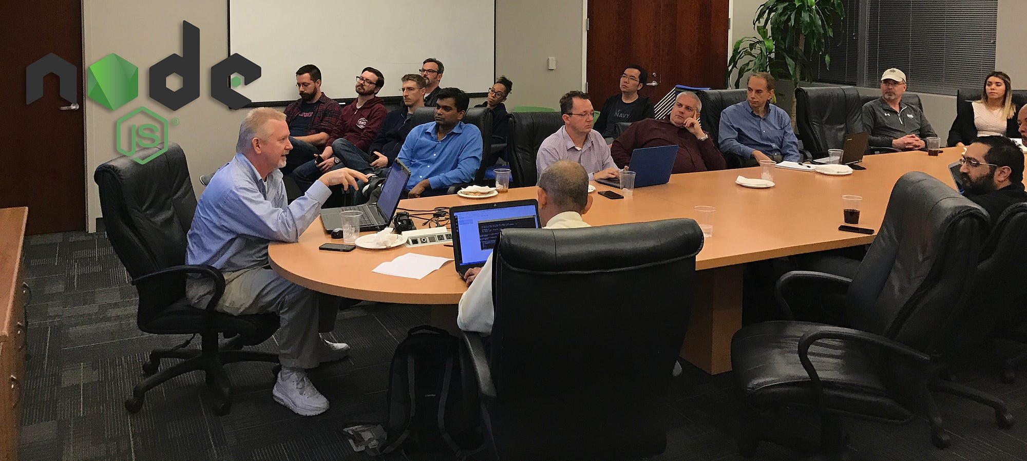 Picture of JaxNode meeting from Feb. 2017