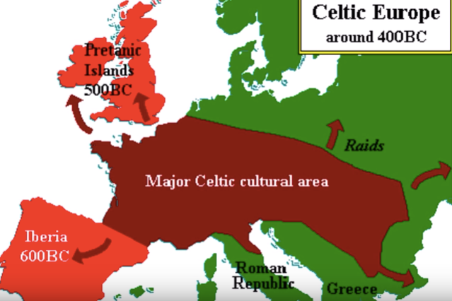 A map of Celtic Europe
